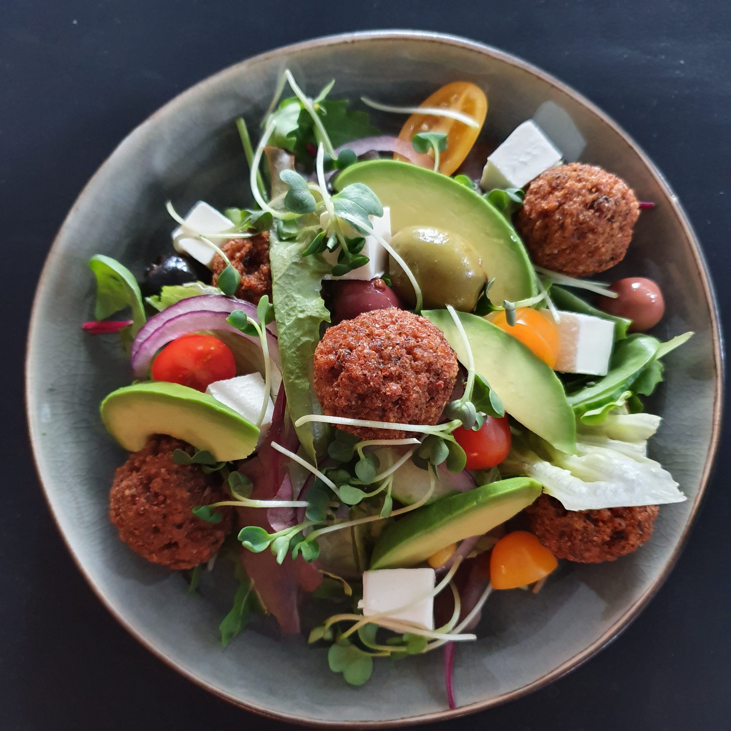 Healthy Salad With Veggy Balls Veggycrush